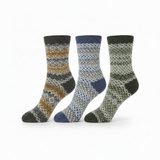 3 Nordic Patterned Socks