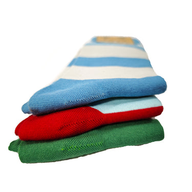 3 pairs of Men's bamboo - wide stripes