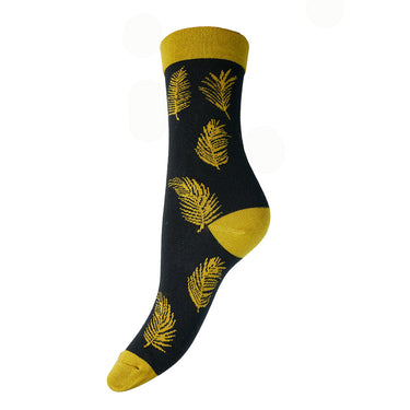 Palm Leaf Bamboo Socks