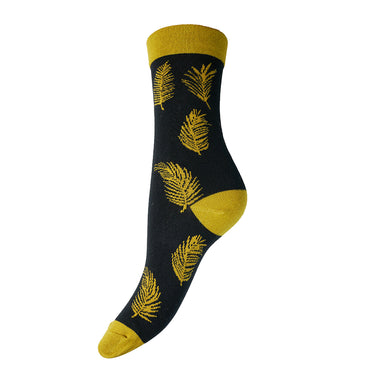 Palm Leaf Bamboo Socks