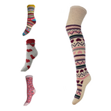 4 pairs of assorted socks with hearts