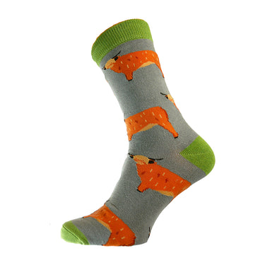 Highland Cow Bamboo socks