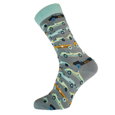 Vintage Cars Bamboo Socks