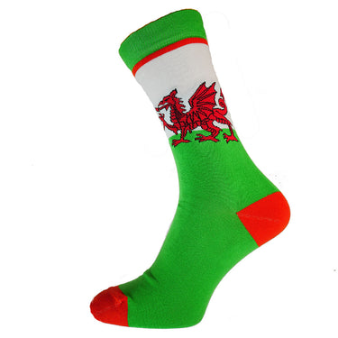 Welsh Dragon Bamboo Socks