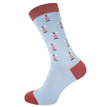 Lighthouses Bamboo crew socks