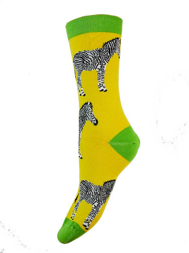 Zebra Bamboo Socks