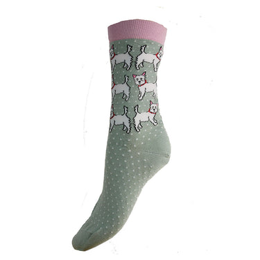 Westie Bamboo socks