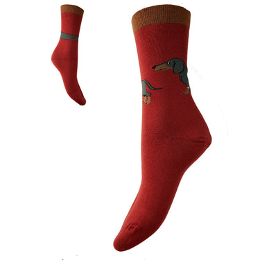 Long Dachshund Bamboo socks