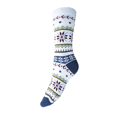 Cream Scandi design Bamboo socks