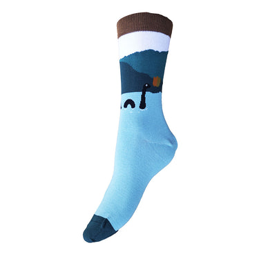 Loch Nessie Bamboo Socks