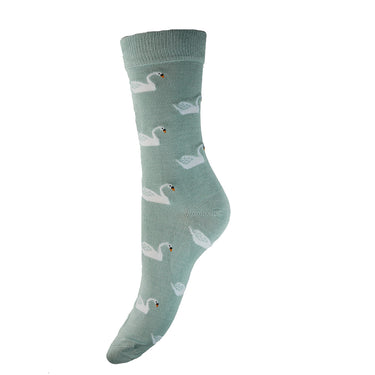 Swan Bamboo Socks