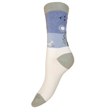 Winter Scene Bamboo Socks