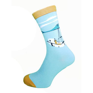 Fishing Boat Bamboo socks