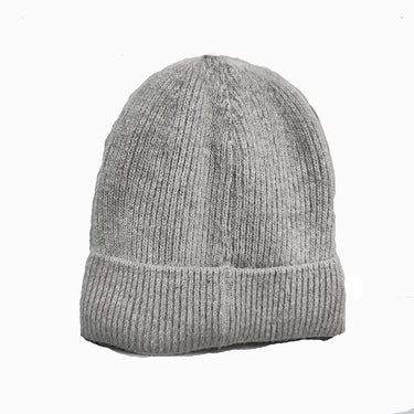 Light grey fleece lined hat