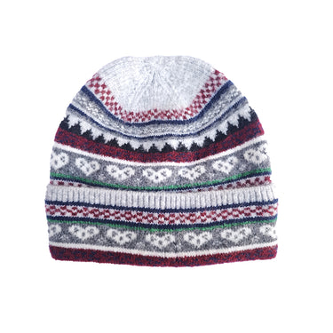 Grey top Nordic Heart Hat