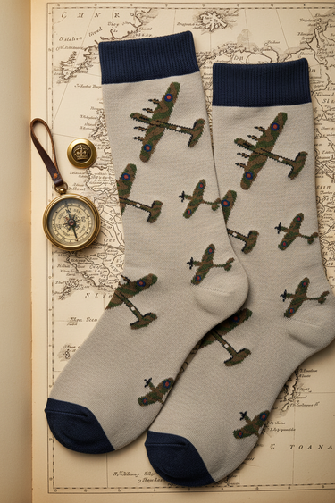 Spitfire & Lancaster Men's Bamboo Socks