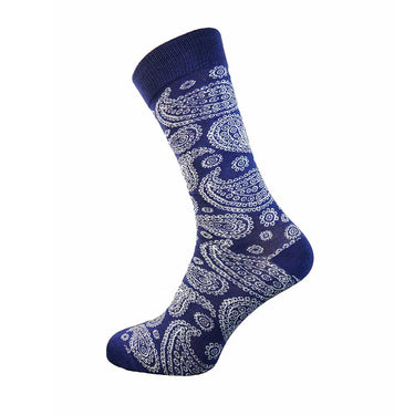 Purple Paisley Bamboo socks