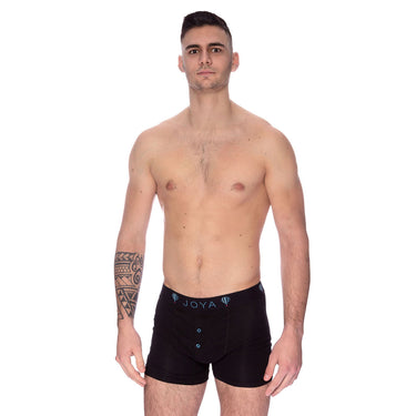 Bamboo Button fly Boxer Shorts Black